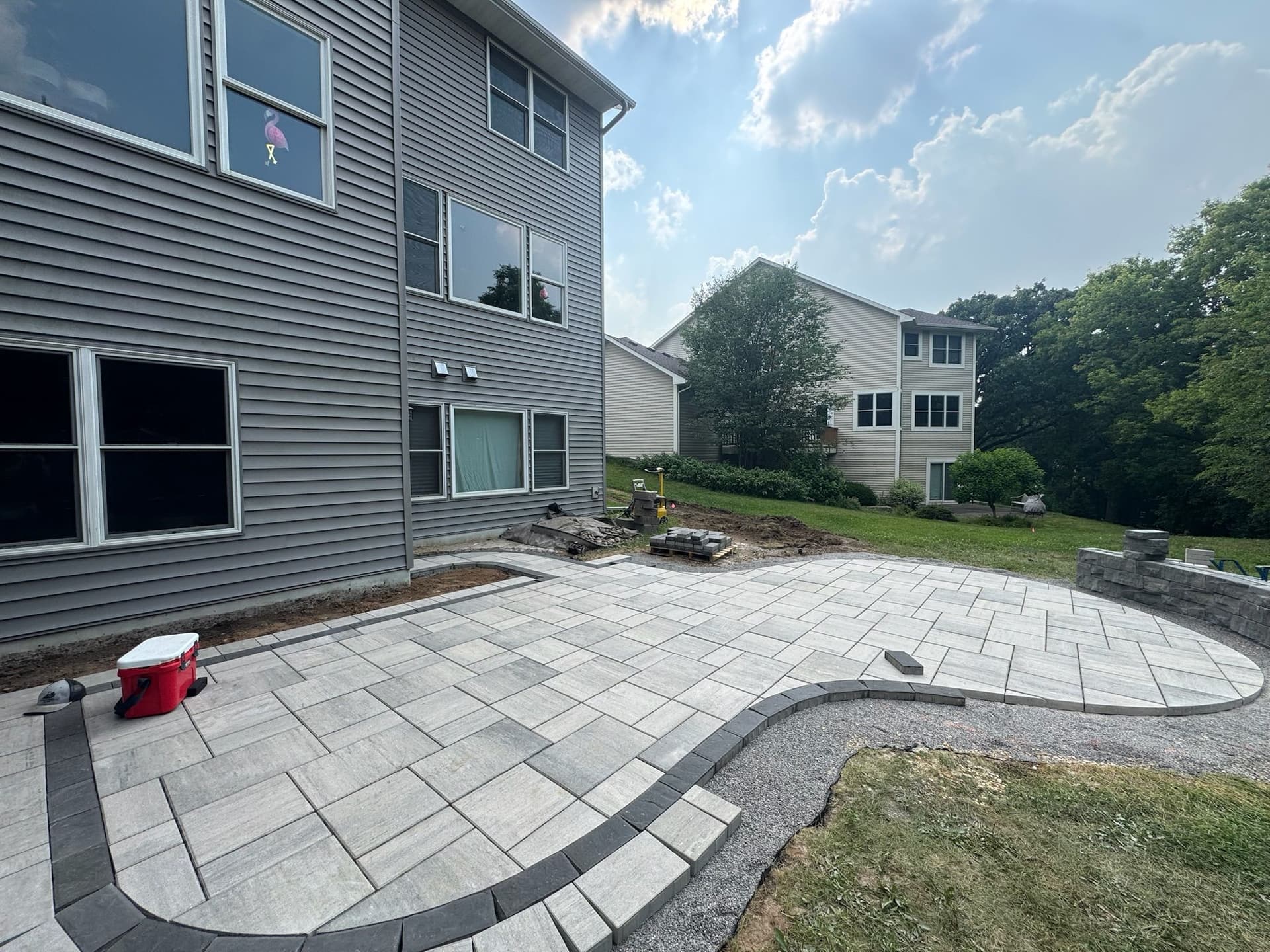Gallery photos for Custom Paver Patio and Seat Wall in Cottage Grove Minnesota: Image #5