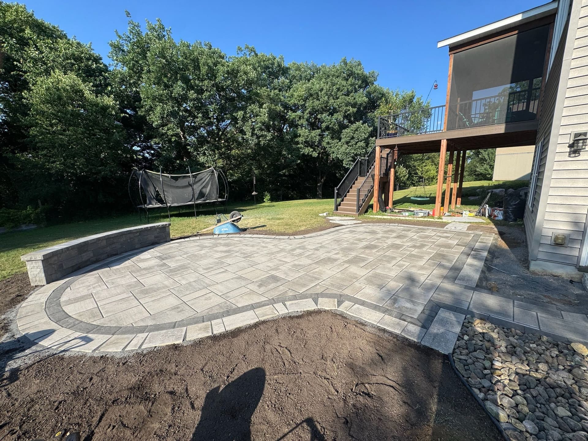 Gallery photos for Custom Paver Patio and Seat Wall in Cottage Grove Minnesota: Image #7