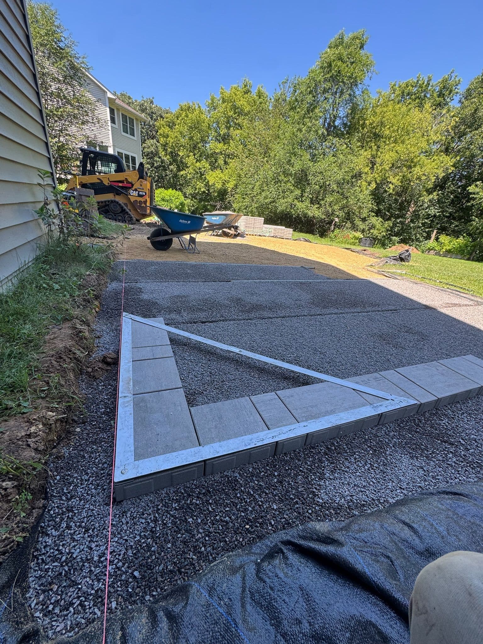 Gallery photos for Custom Paver Patio and Seat Wall in Cottage Grove Minnesota: Image #4