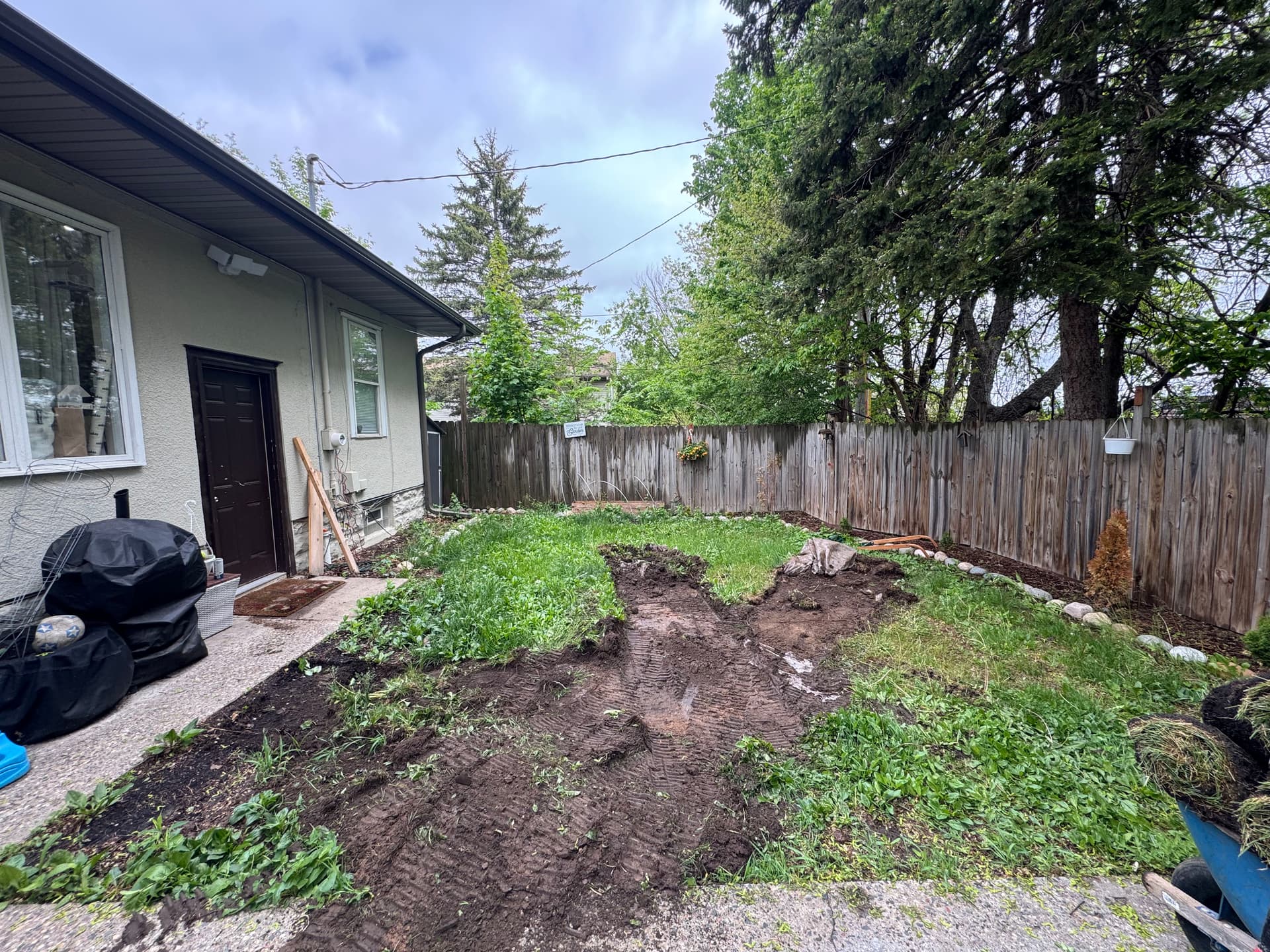 Saint Paul Backyard Gets Clean Soil and Fresh Sod