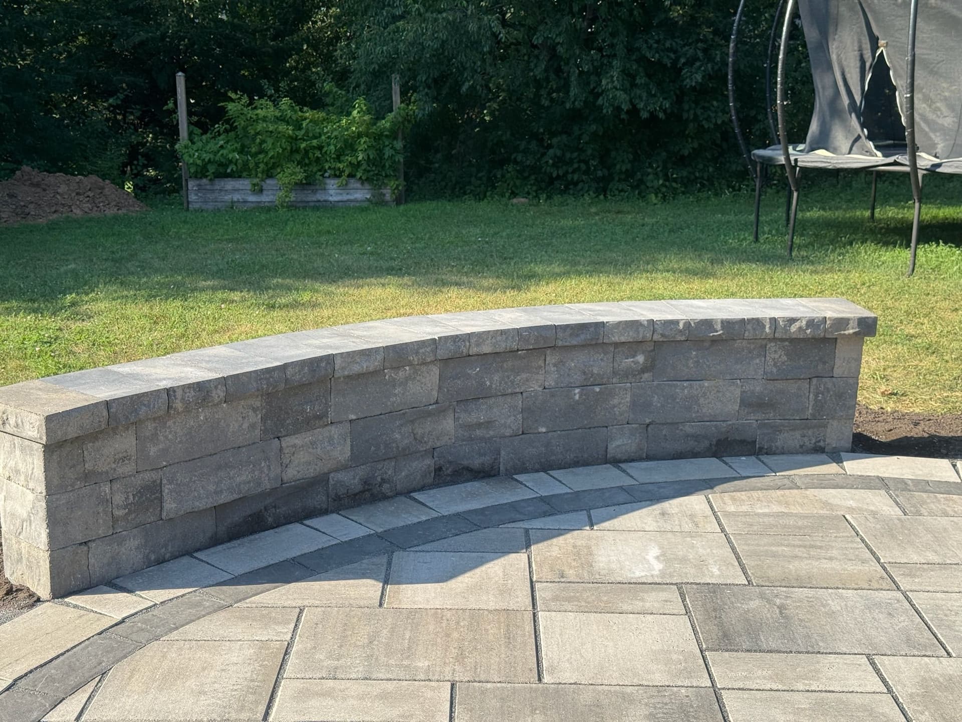 Gallery photos for Custom Paver Patio and Seat Wall in Cottage Grove Minnesota: Image #2