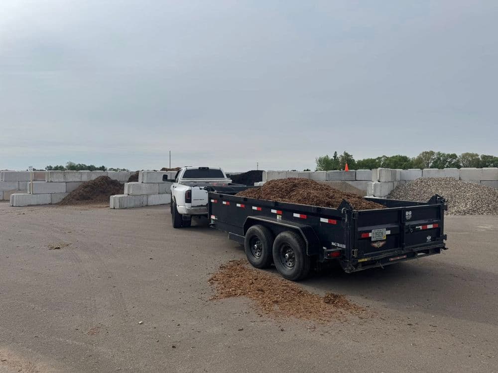 Gallery photos for Transforming Outdoor Spaces in Roseville MN with Mulch and Boulder Edging: Image #4