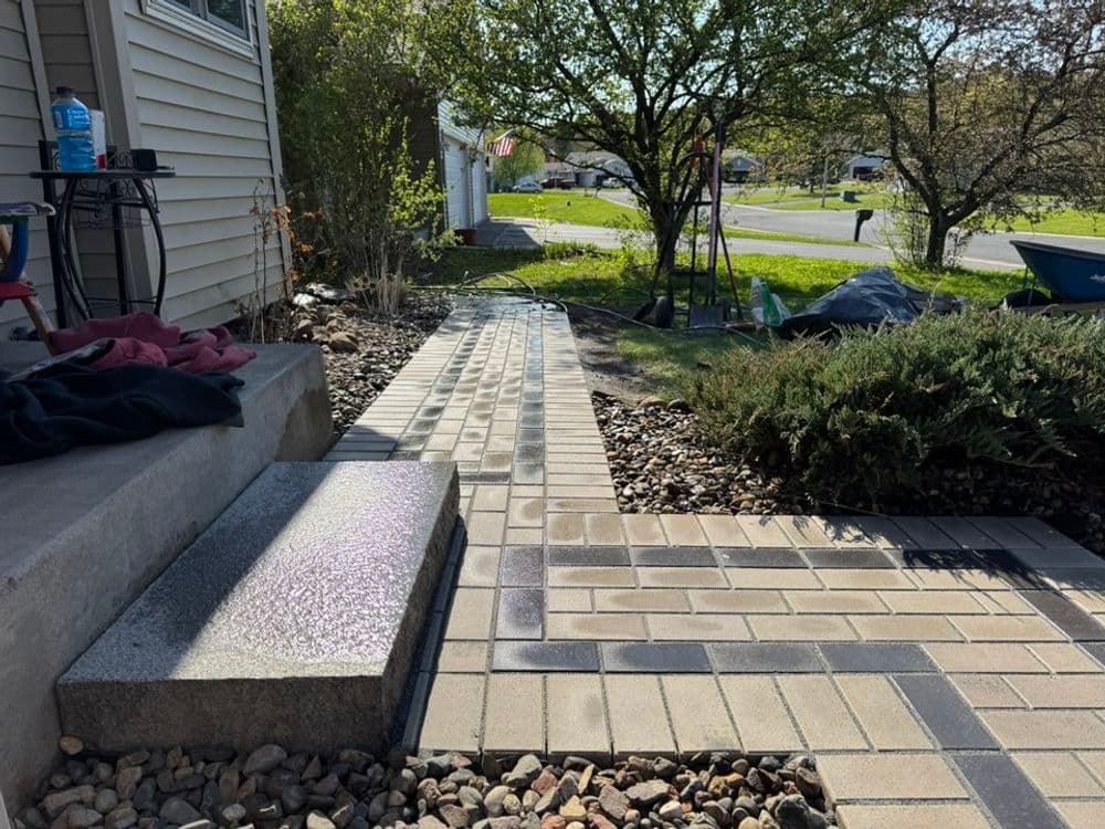 Project Stunning Paver Walkway Transformation in Robbinsdale image
