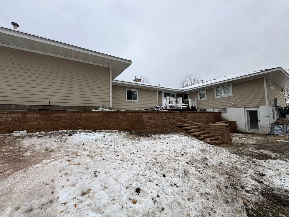 Gallery photos for Revamping Outdoor Living with New Retaining Wall in Stillwater: Image #2