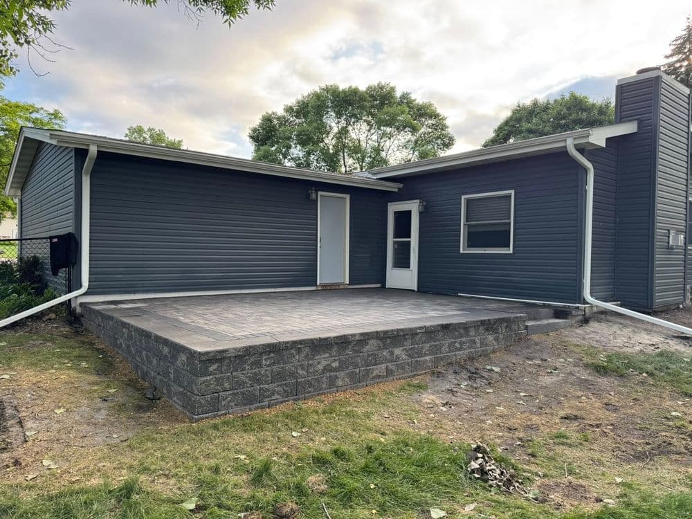 Gallery photos for Raised Paver Patio Completed in Saint Paul MN: Image #3