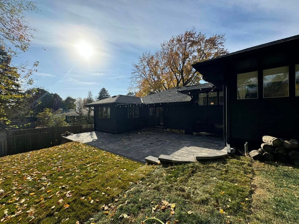 Gallery photos for Stunning Patio Transformation with Modern Paver Installation in Woodbury: Image #4