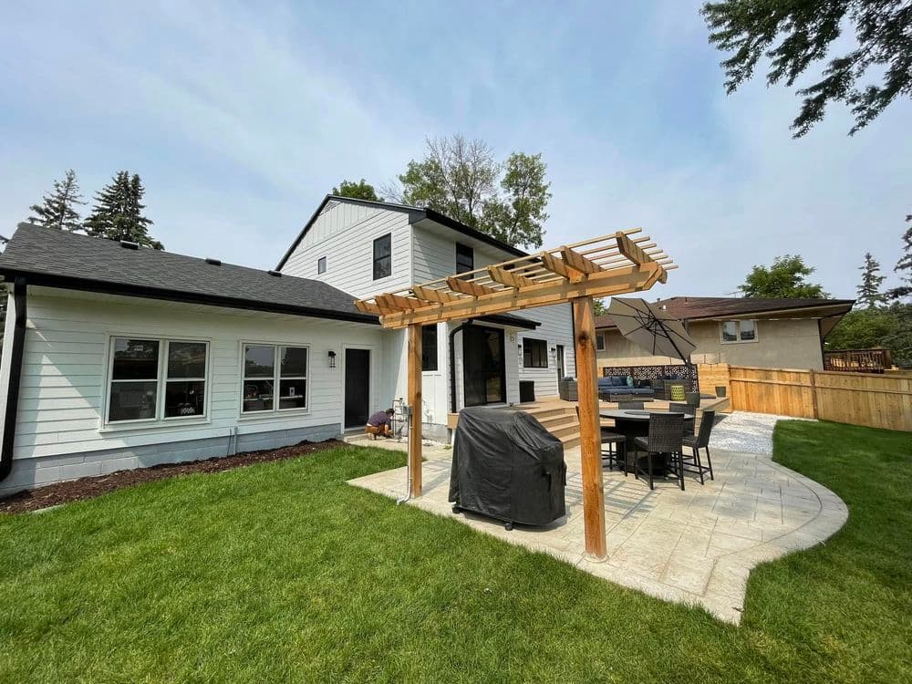 Gallery photos for Cedar Fence and Sleek Patio in St Anthony: Image #2
