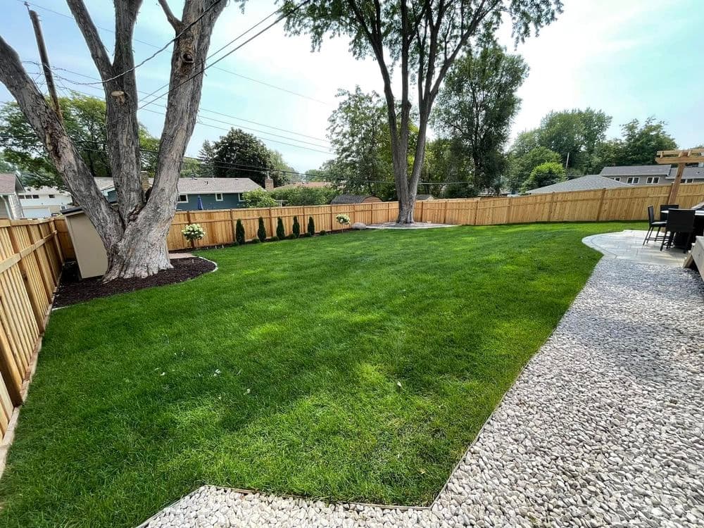 Gallery photos for Cedar Fence and Sleek Patio in St Anthony: Image #3